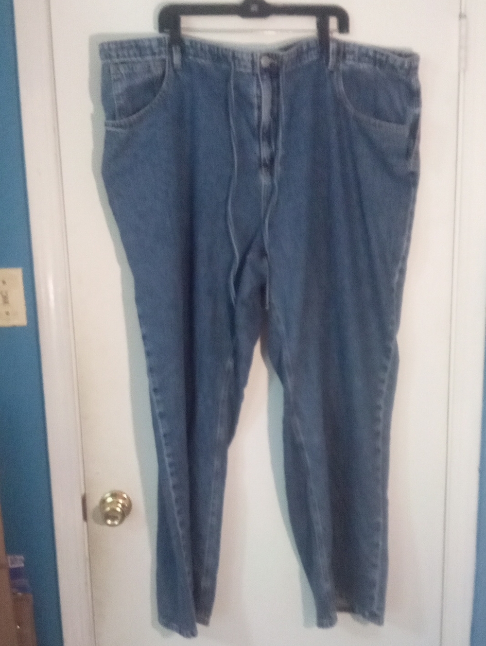 Parke Denim Blue Jeans Plus Size 24 Medium Wash NWT